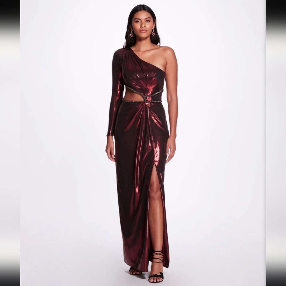 NWT / Marchesa / Notte Collection / One Shoulder Gown / $1200
